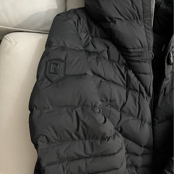 NWT - Rudsak Women’s Leather Trimmed Hooded Quilted Down Jacket - Size XL - Picture 9 of 14